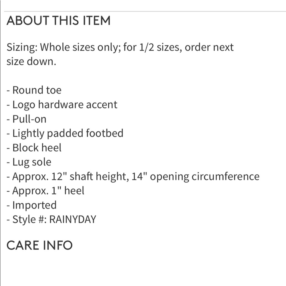 NIB Nicole Miller Rainy Day Rain Boot Hunter Green - Picture 8 of 8